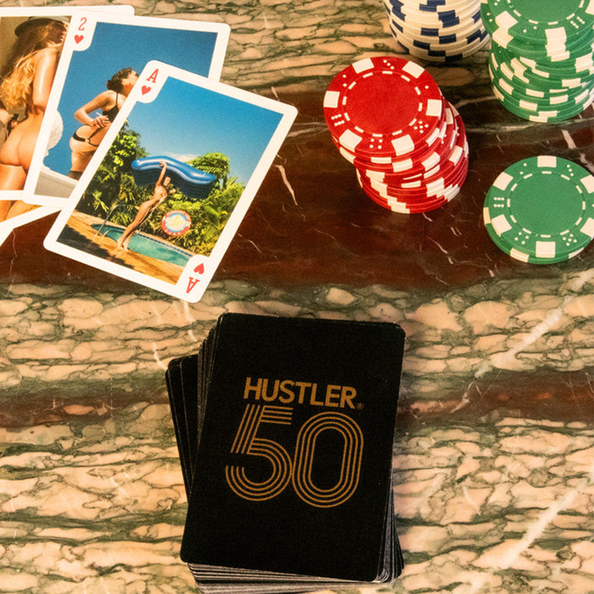 Kheper Games Hustler 50 Full Nude Female Playing Cards – 1 Pack