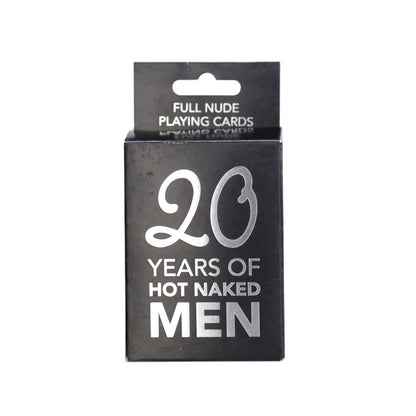 20 Years of Hot Naked Men Full Nude Playing Cards