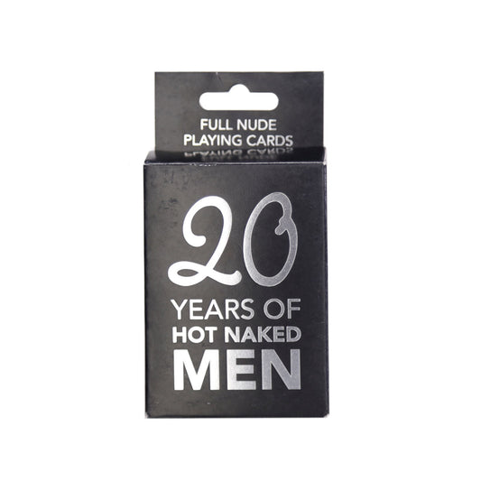 20 Years of Hot Naked Men Full Nude Playing Cards