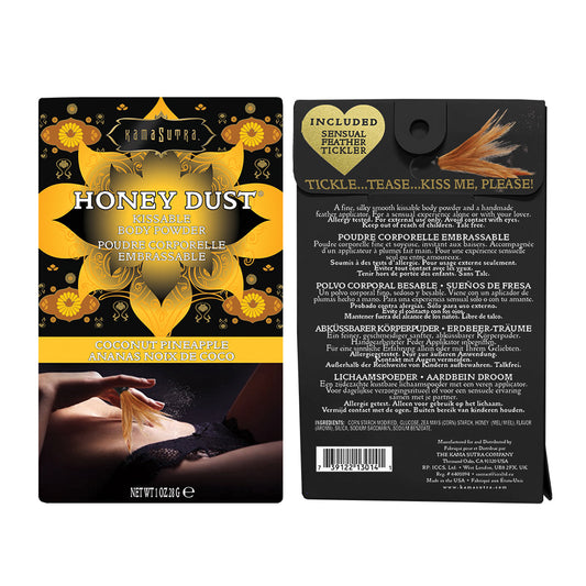 Kama Sutra Honey Dust - Coconut Pineapple - 1 oz
