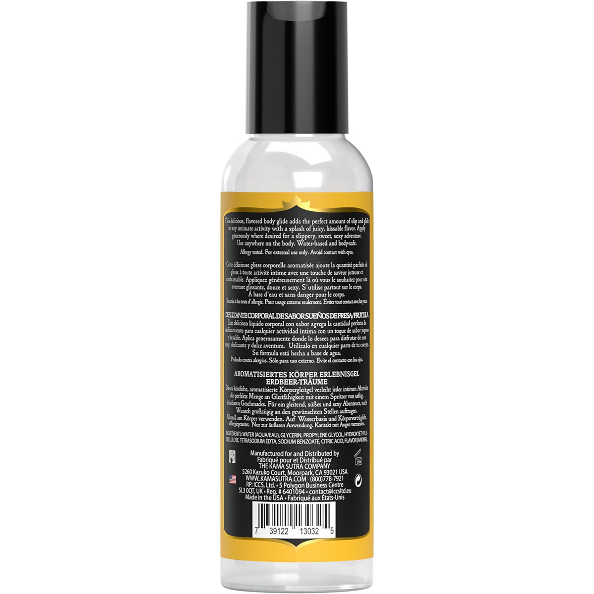 Kama Sutra – Divine Nectar – Flavored Body Glide – Coconut Pineapple – 2 oz/59 ml