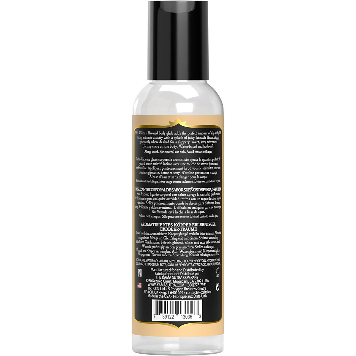 Kama Sutra – Divine Nectar – Flavored Body Glide – Vanilla Creme – 2 oz/59 ml