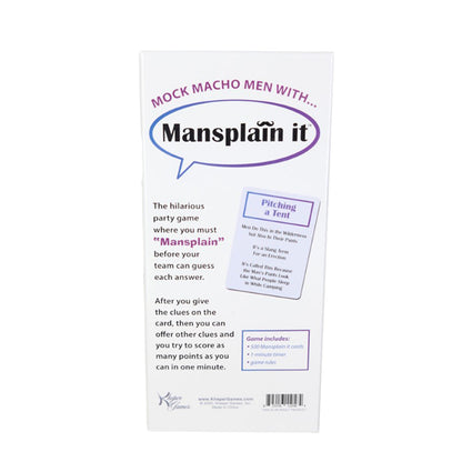 Kheper Games - Mansplain It™ The Game of Condescending Clues!