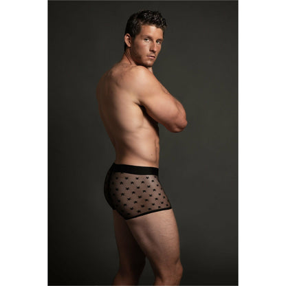 Luca By Allure – Men’s Star Boxer – Black -S/M