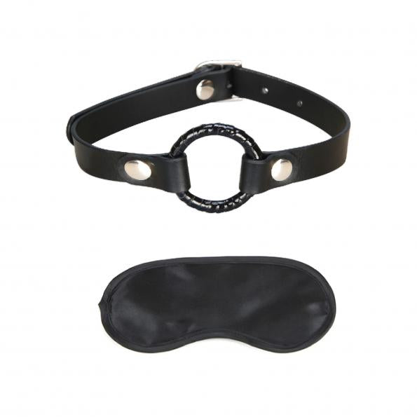 Lux Fetish – Open Mouth Gag - Black