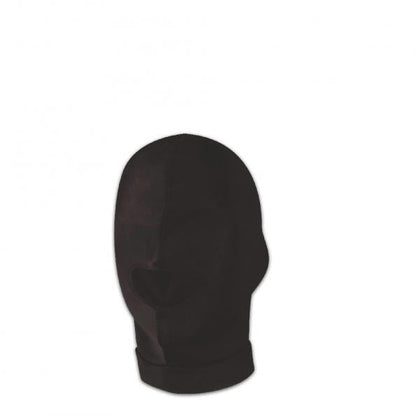 Lux Fetish – Open Mouth Stretch Hood (Full Face Mask) Black – One Size