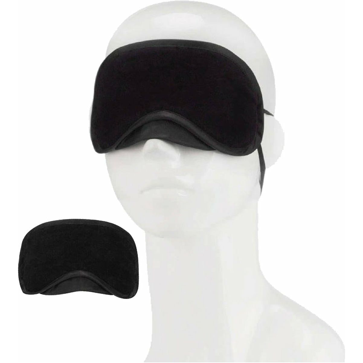 Lux Fetish Peekaboo Bondage Love Mask – Black