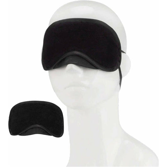 Lux Fetish Peekaboo Bondage Love Mask - Black