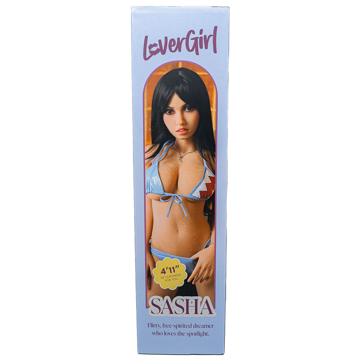 Hornie Sensiskin Love Doll Sasha 4ft 11in. Vanilla with Dark Hair