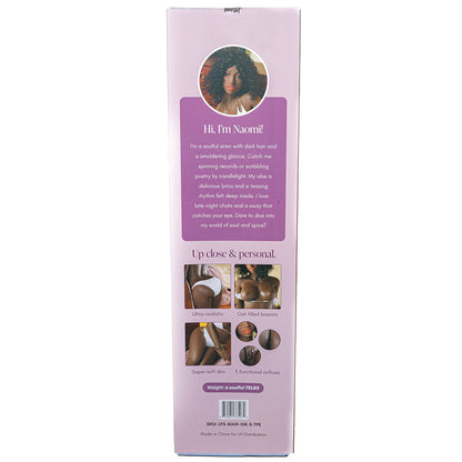 Hornie Sensiskin Love Doll Naomi 5ft 2in. Chocolate with Dark Hair