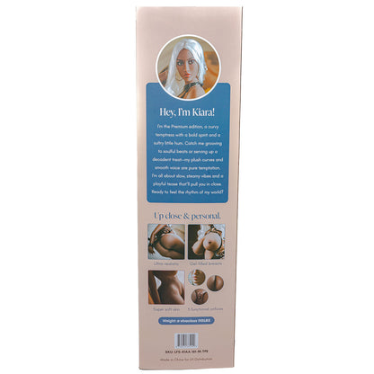Hornie Sensiskin Love Doll Kiara 5ft 3in. Chocolate with White Hair