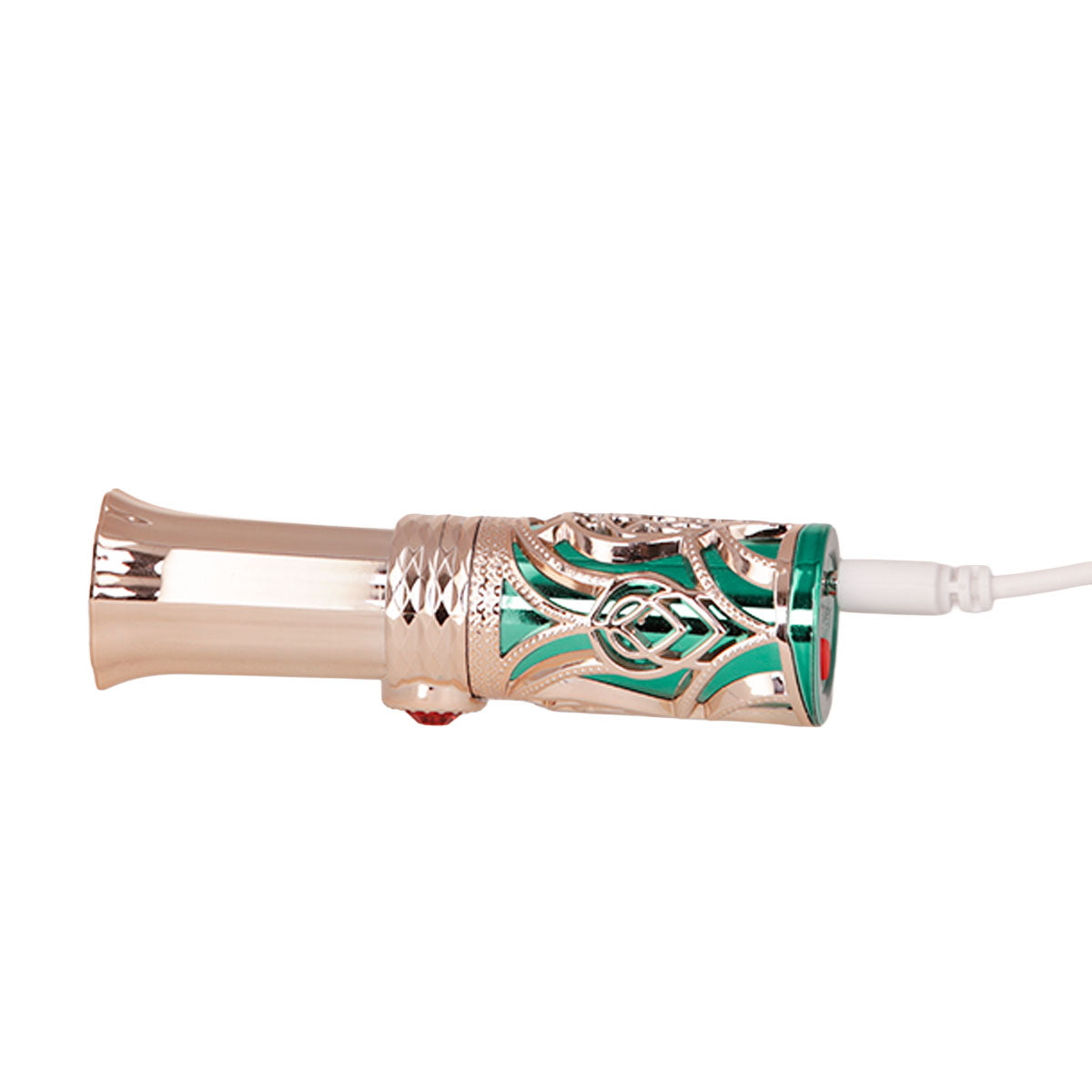 Emerald Kiss Lipstick – Green and Rose Gold