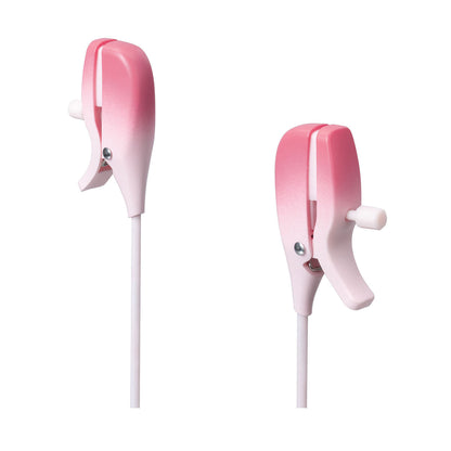 Lovense - Gemini - Bluetooth® Vibrating Nipple Clamps – Pink