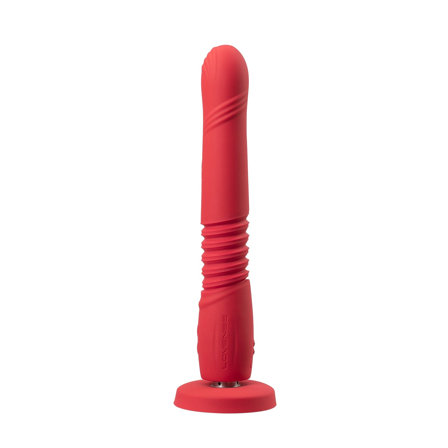 Lovense - Gravity - Bluetooth® Automatic Thrusting & Vibrating Dildo – Red