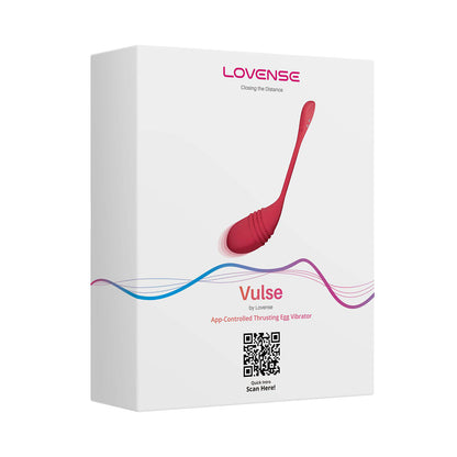Lovense Vulse Thrusting Vibrating Egg - Red