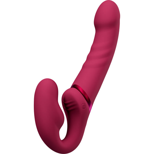 Lovense Lapis Vibe Strapless Strap-On - Pink