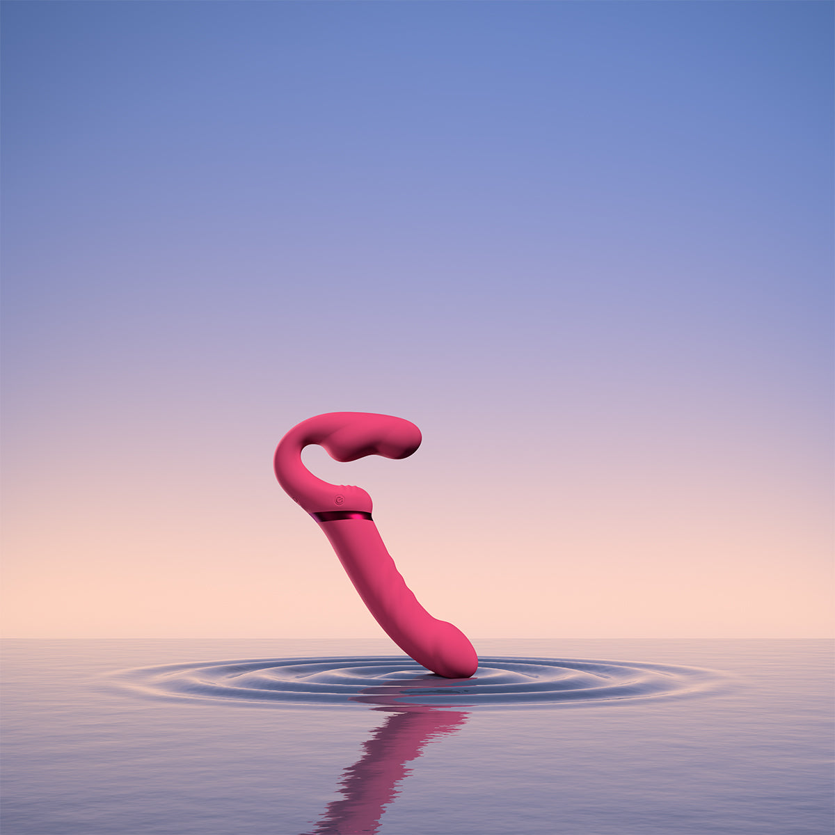 Lovense Lapis Vibe Strapless Strap-On - Pink