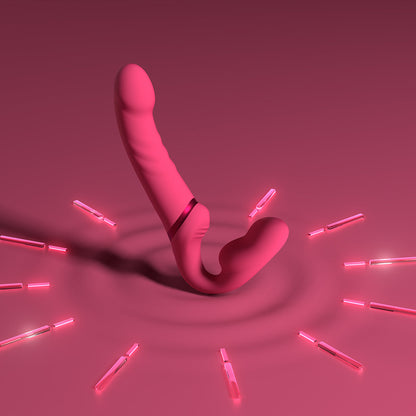 Lovense Lapis Vibe Strapless Strap-On - Pink