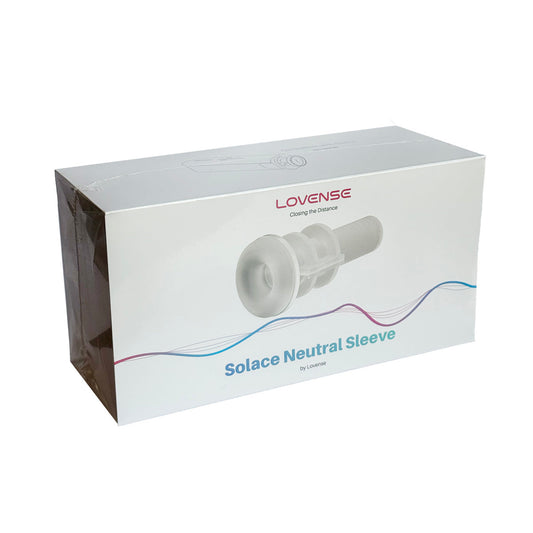 Lovense Solace Neutral Sleeve – Clear