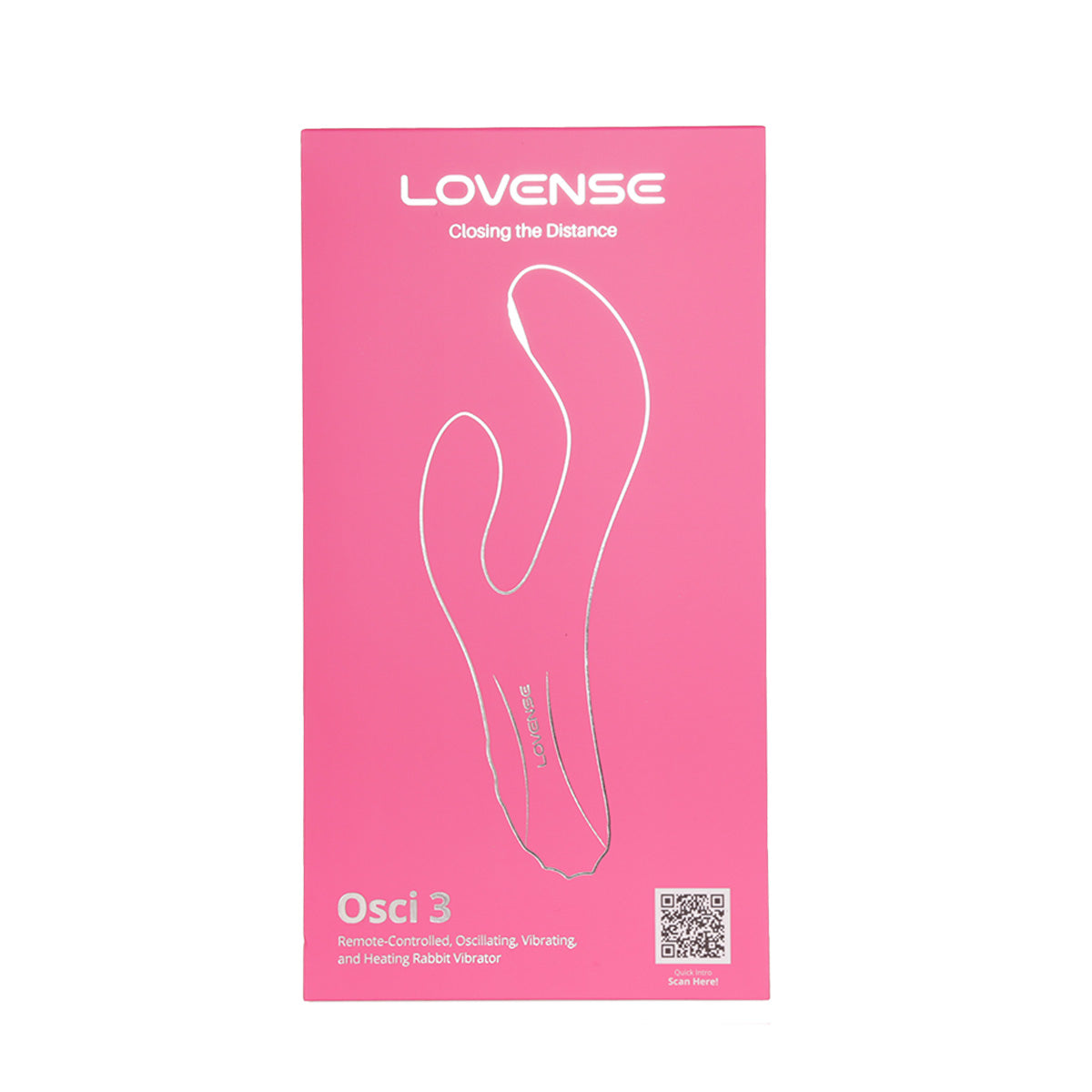 Lovense Osci 3 – Remote Controlled Oscillating Vibrating & Heating Rabbit Vibrator