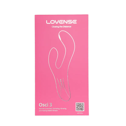Lovense Osci 3 – Remote Controlled Oscillating Vibrating & Heating Rabbit Vibrator