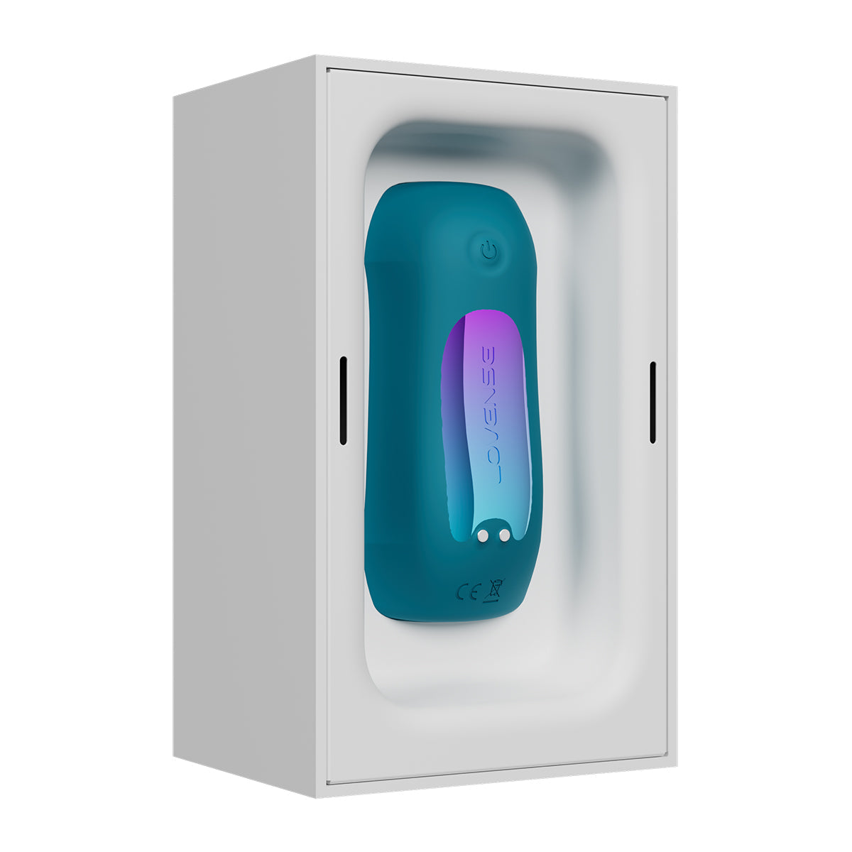 Lovense Gush 2 - Hands Free Remote Controlled Vibrating and Oscillating Penis Massager