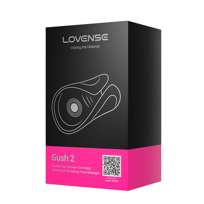 Lovense Gush 2 - Hands Free Remote Controlled Vibrating and Oscillating Penis Massager