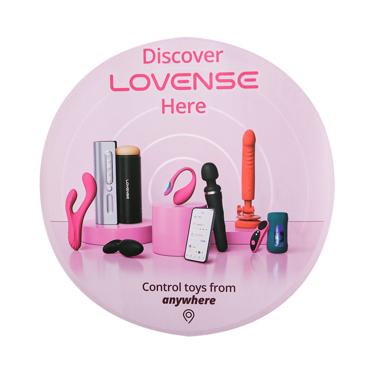 Lovense Discover Window Cling