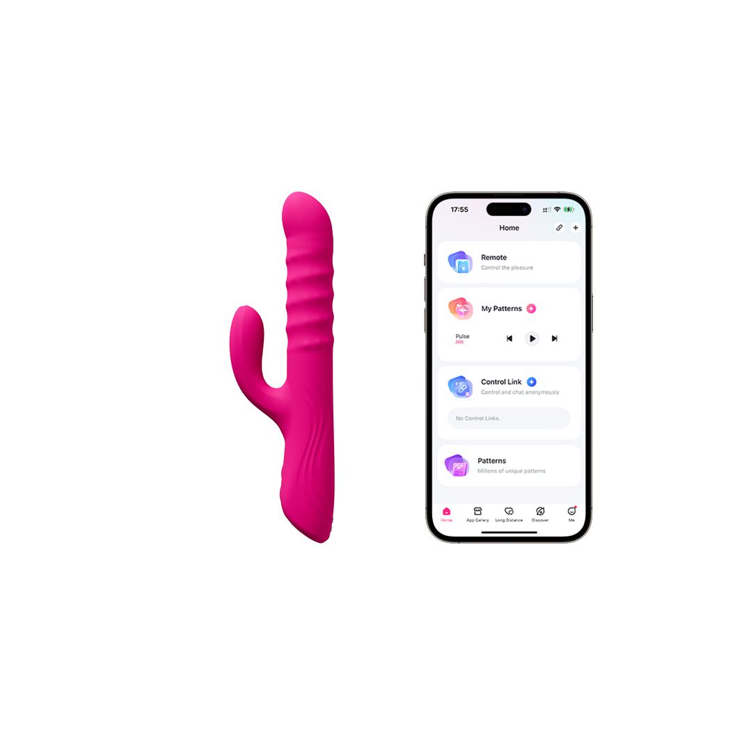 LOVENSE Velvo Beaded G-Spot and Clit Rabbit Vibrator