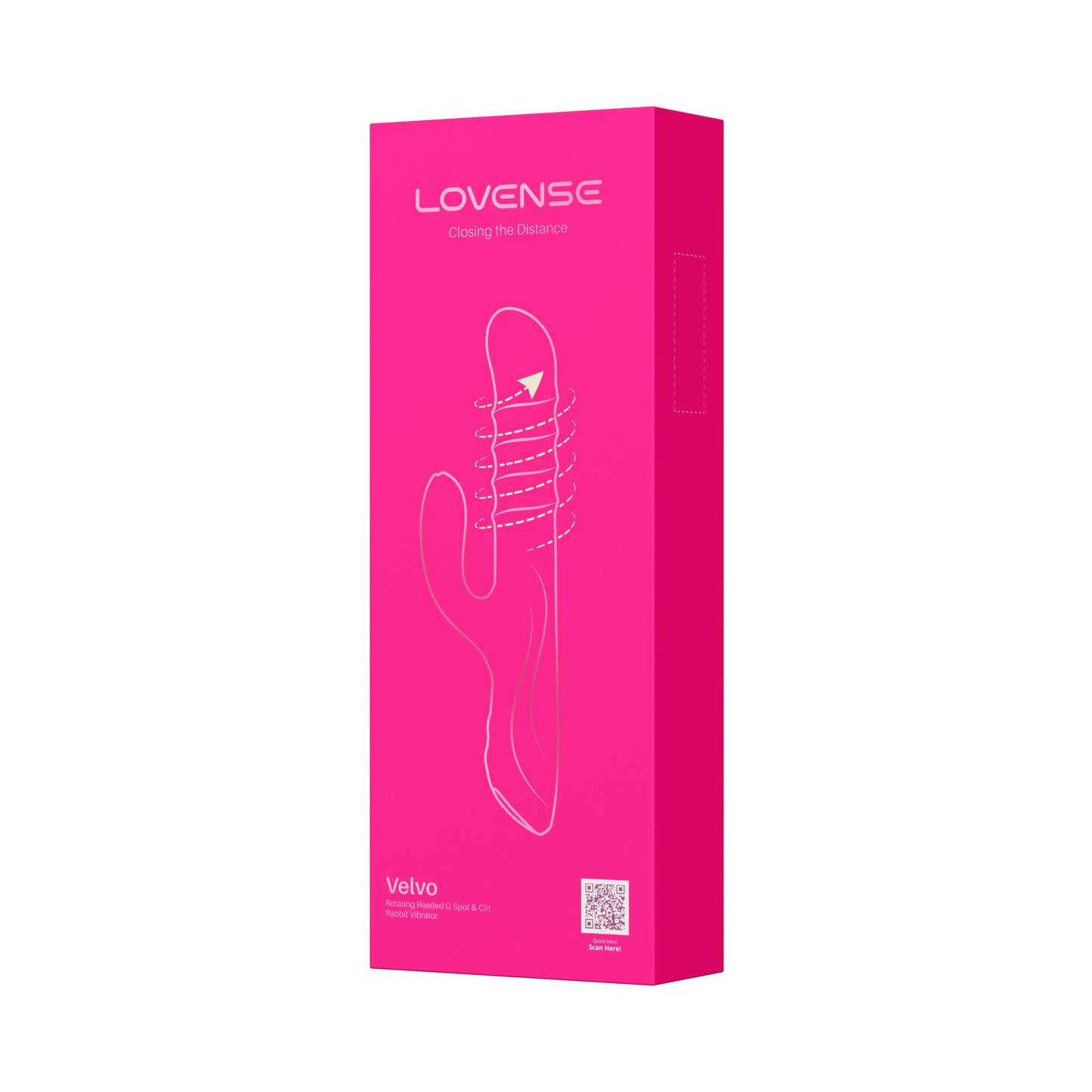 LOVENSE Velvo Beaded G-Spot and Clit Rabbit Vibrator