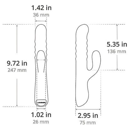LOVENSE Velvo Beaded G-Spot and Clit Rabbit Vibrator