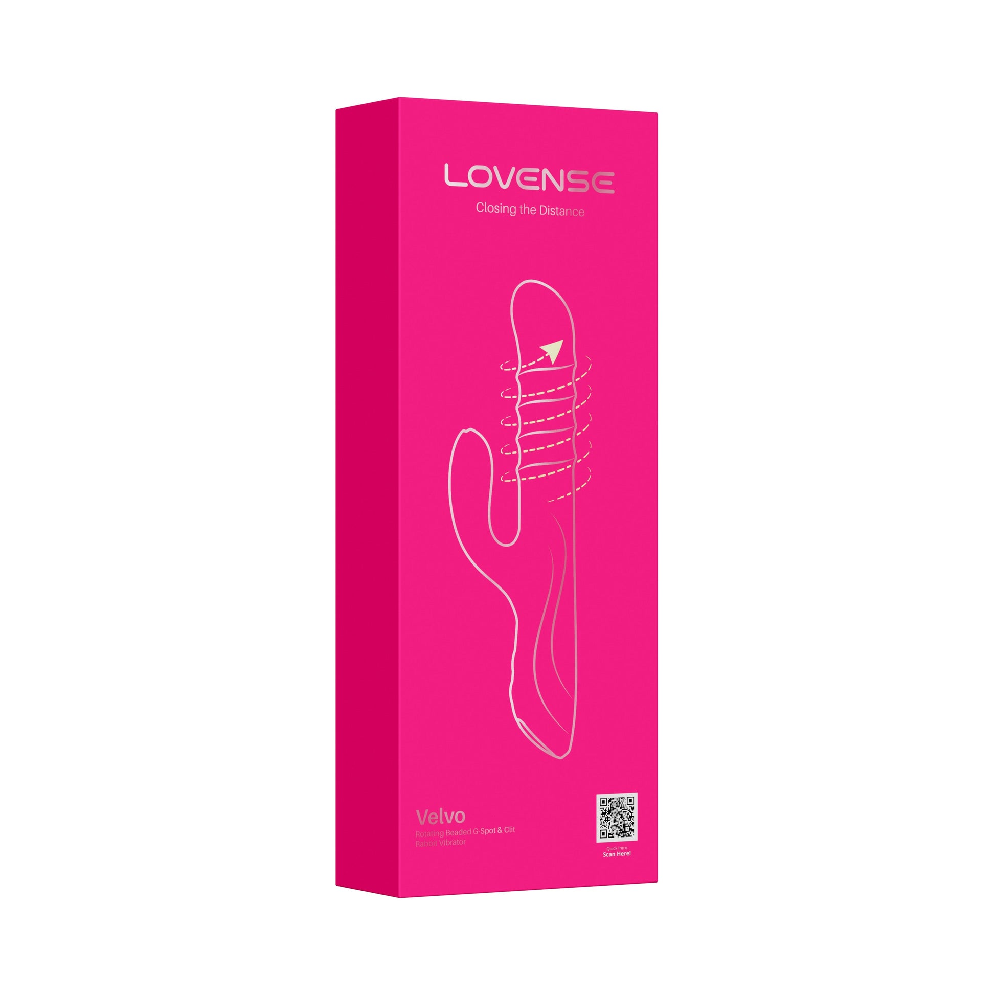 LOVENSE Velvo Beaded G-Spot and Clit Rabbit Vibrator