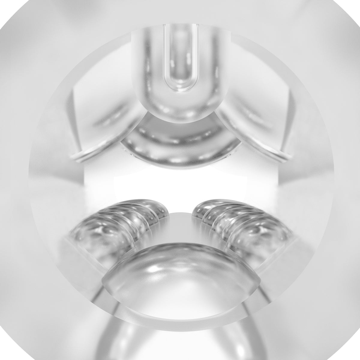 Lovense Max 2 - Neutral Hole Sleeve - Clear