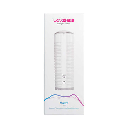 Lovense Max 2 – Bluetooth Male Masturbator – White