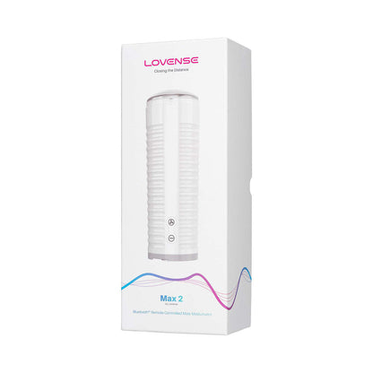 Lovense Max 2 – Bluetooth Male Masturbator – White