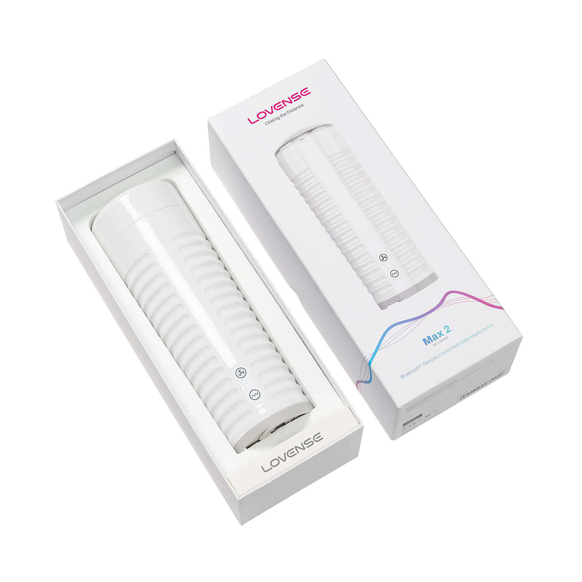 Lovense Max 2 – Bluetooth Male Masturbator – White