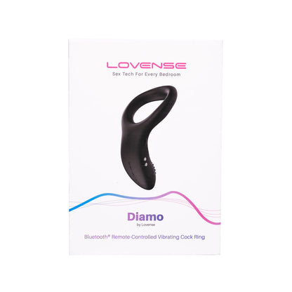 Lovense Diamo – Bluetooth Remote-Controlled Cock Ring – Black