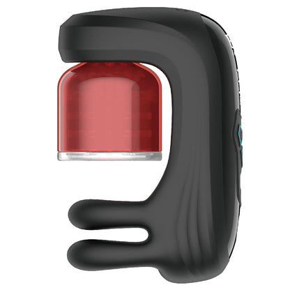BMS Factory Rotating Cup Masturbator – Red and Black