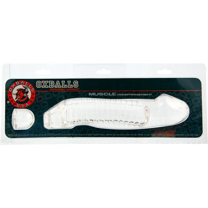 Oxballs Muscle Cocksheath – Penis Extender – Clear