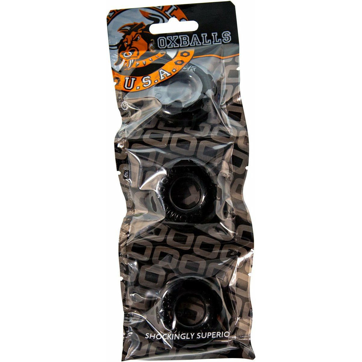 Oxballs Ringer Cockring – 3 Pack - Black