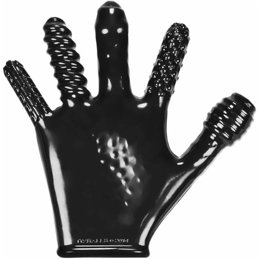 Oxballs Finger Fuck - Textured Glove - Black