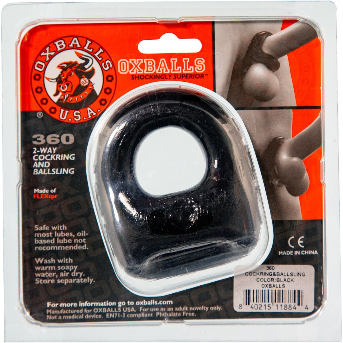 Oxballs 360 Dual Cockring & Ballsling