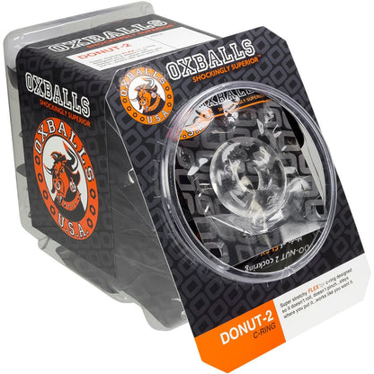 Oxballs Donut 2 Jelly Cockrings – Display of 20