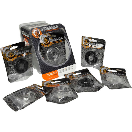Oxballs Donut 2 Jelly Cockrings – Display of 20