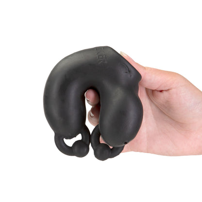 Oxballs Meatlocker Full Cover Chastity – Black Ice