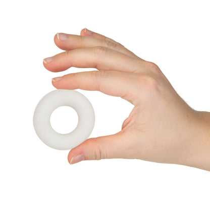 Oxballs Silicone Hunky Junk - 2 Pack C-Rings - Clear Ice