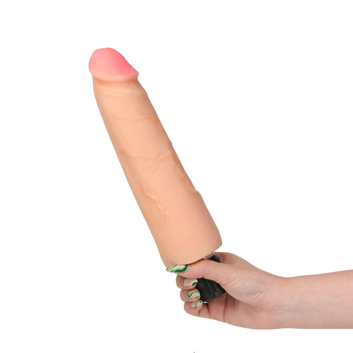 Pipedream - Real Feel 10 -  Vibrating Dildo –  10.5" - Beige