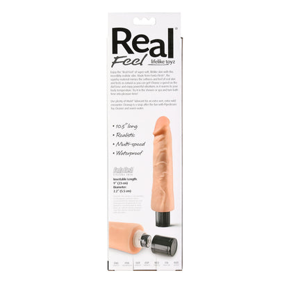 Pipedream - Real Feel 10 -  Vibrating Dildo –  10.5" - Beige