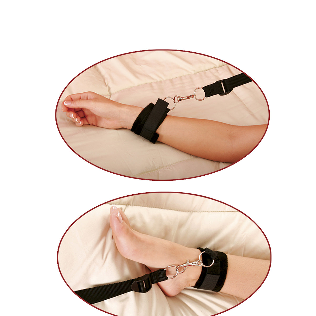 Pipedream - FFS Bed Bindings Restraint Kit – Black