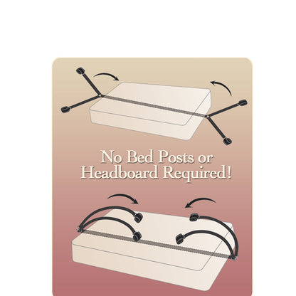 Pipedream - FFS Bed Bindings Restraint Kit – Black